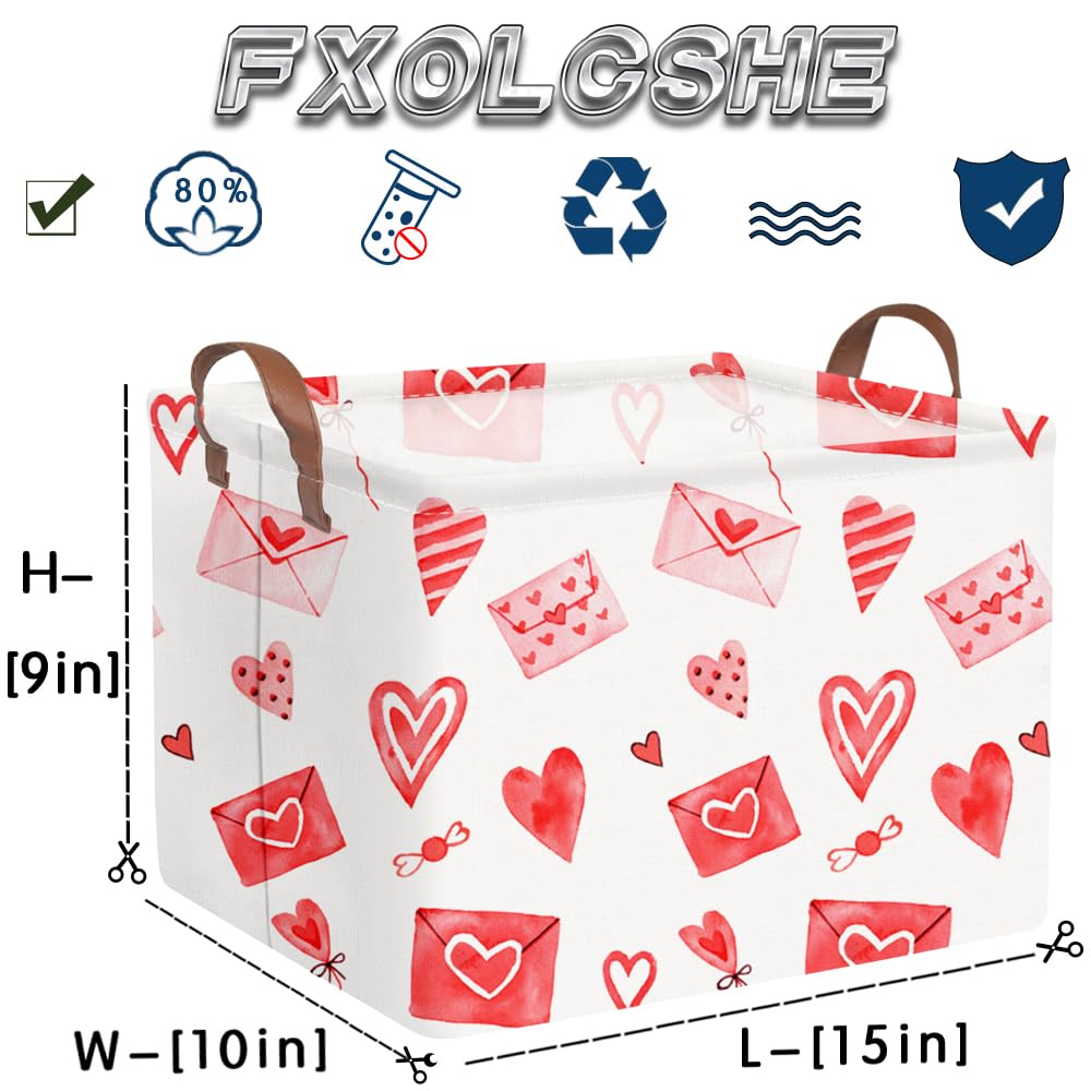 FXOCSHE pink heart basket folded for compact storage