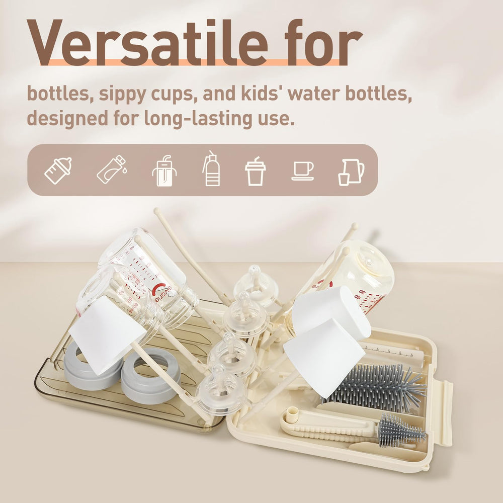 FXXQHT foldable drying rack dries bottles and parts quickly