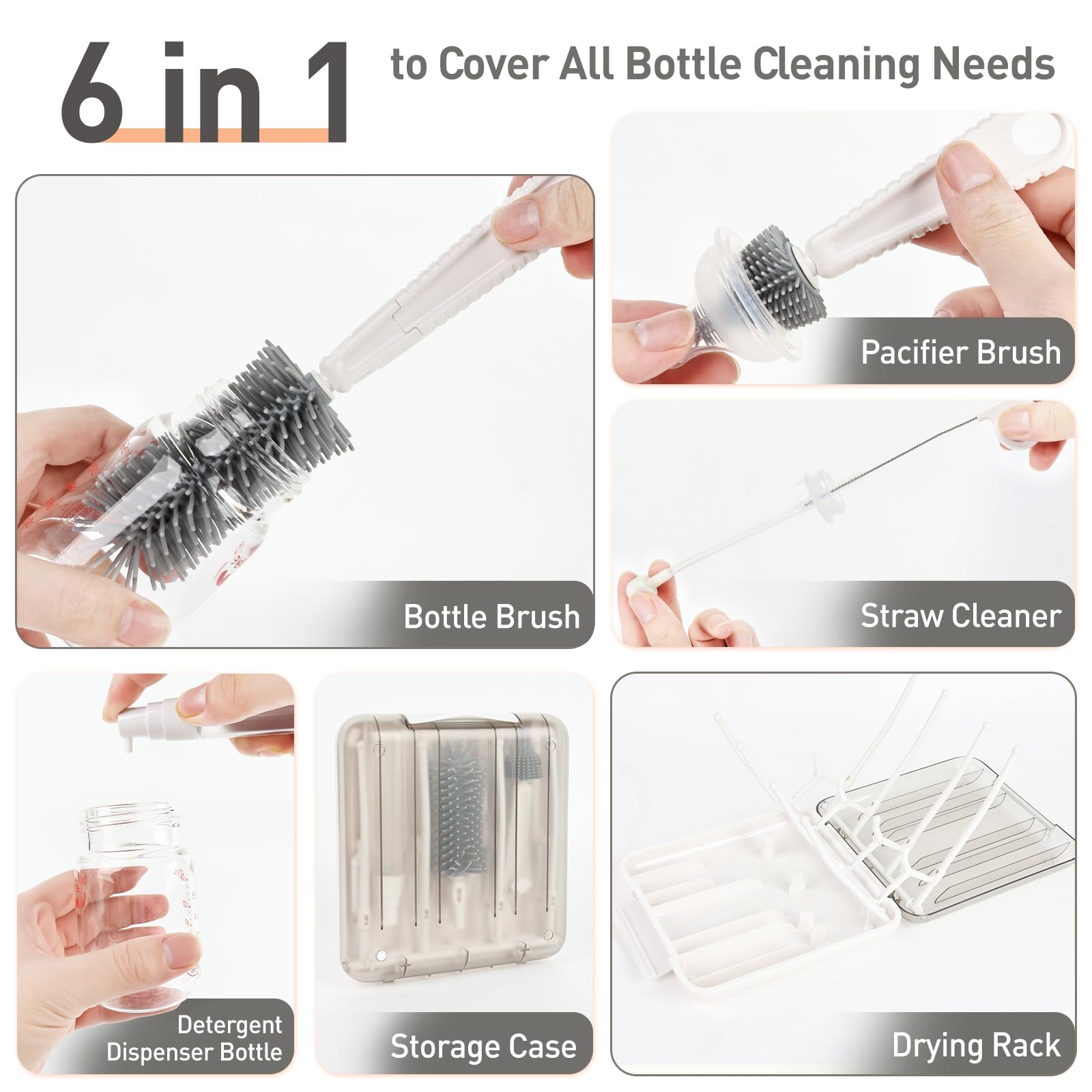 FXXQHT Soap dispenser reduces travel washing steps