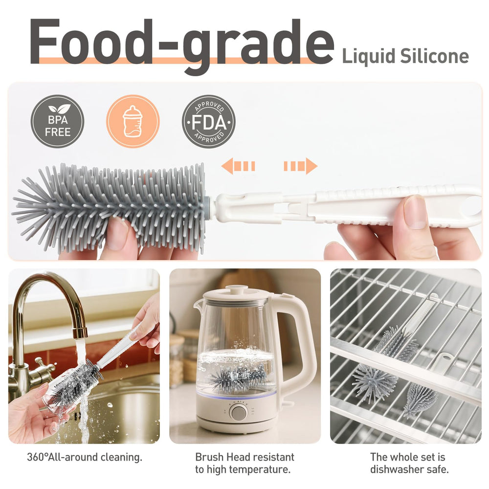 FXXQHT Straw cleaner reaches inside drinking straws easily