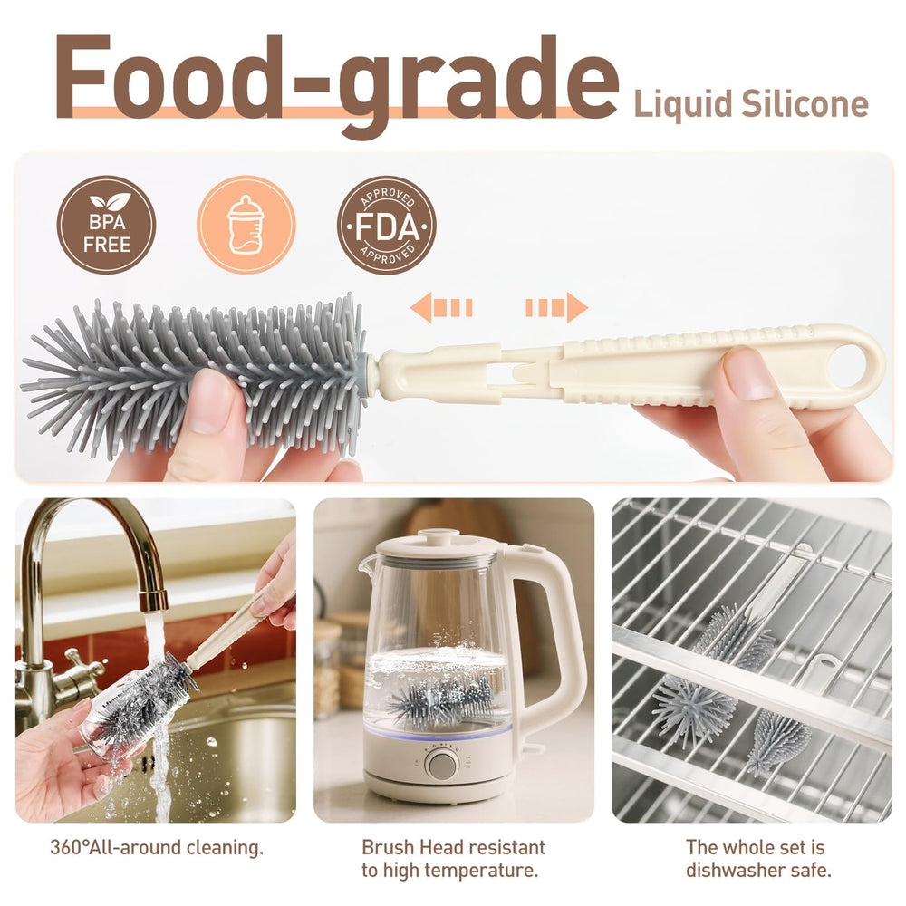FXXQHT straw brush cleans inside narrow straws
