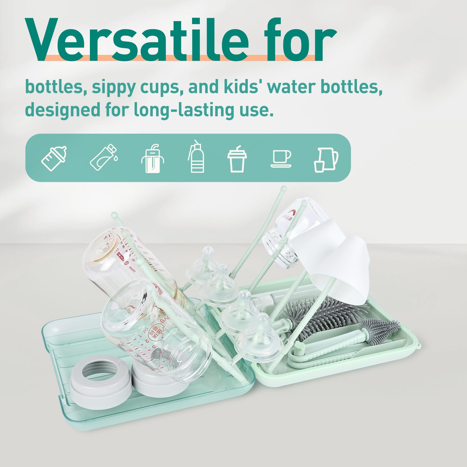 FXXQHT BPA-free materials and silicone components for safe cleaning.