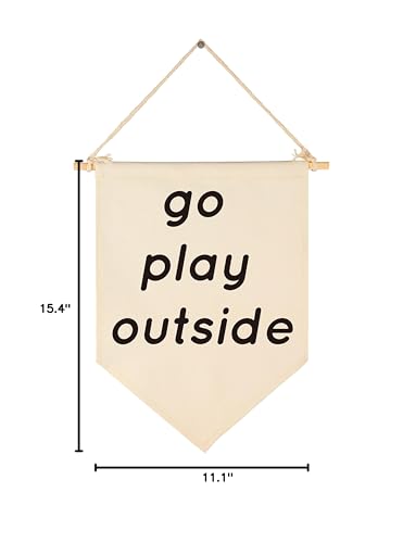 FYSIA Go Play Outside pennant gifts-ready packaging suits baby showers
