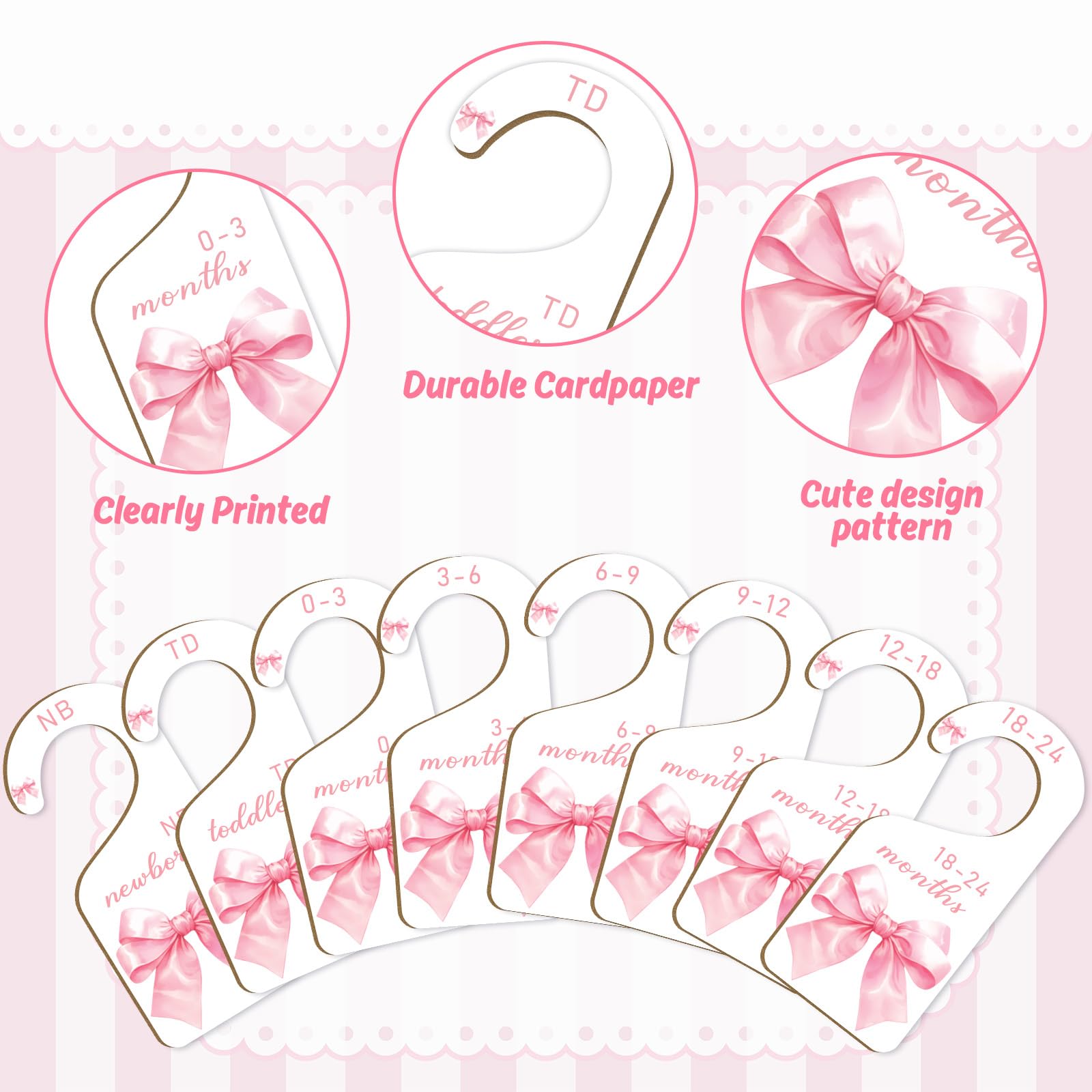 FYSUIMU baby-wardrobe-organization divider helps keep clothes by age.