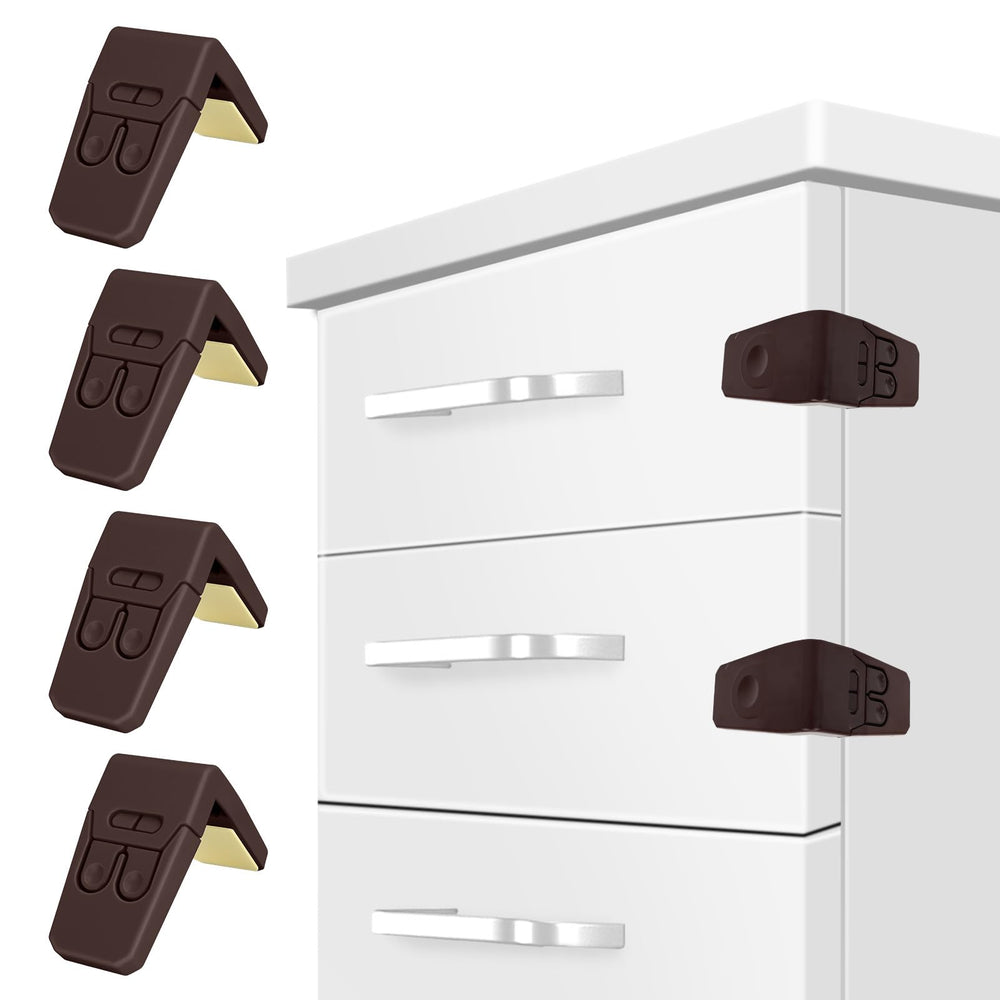 FYY cabinet locks 4-pack ready for quick baby-safety mounting.