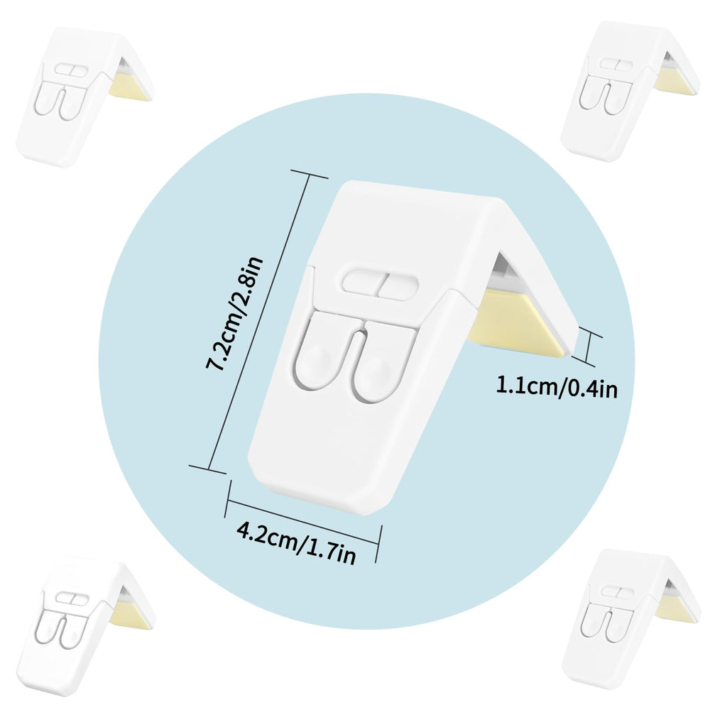 FYY four-pack cabinet locks ready-to-use for drawers, doors, and cupboards.