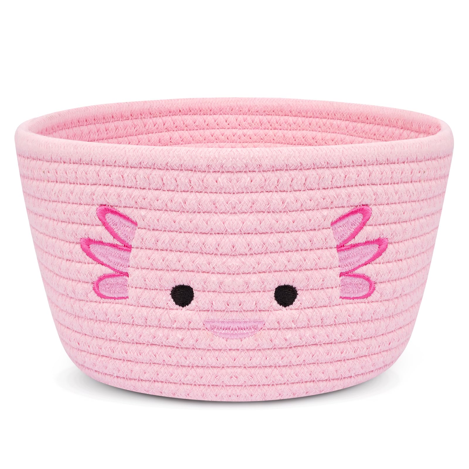 Fyzzra cotton rope basket sturdy and shape-retaining for heavy items