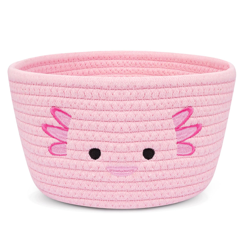 Fyzzra cotton rope basket sturdy and shape-retaining for heavy items