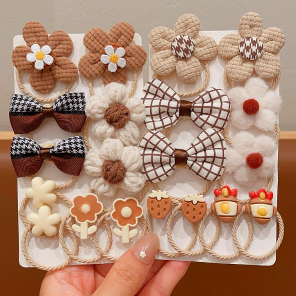 FZBNSRKO bows hair ties offer simple, reliable elastic for quick ponytails.