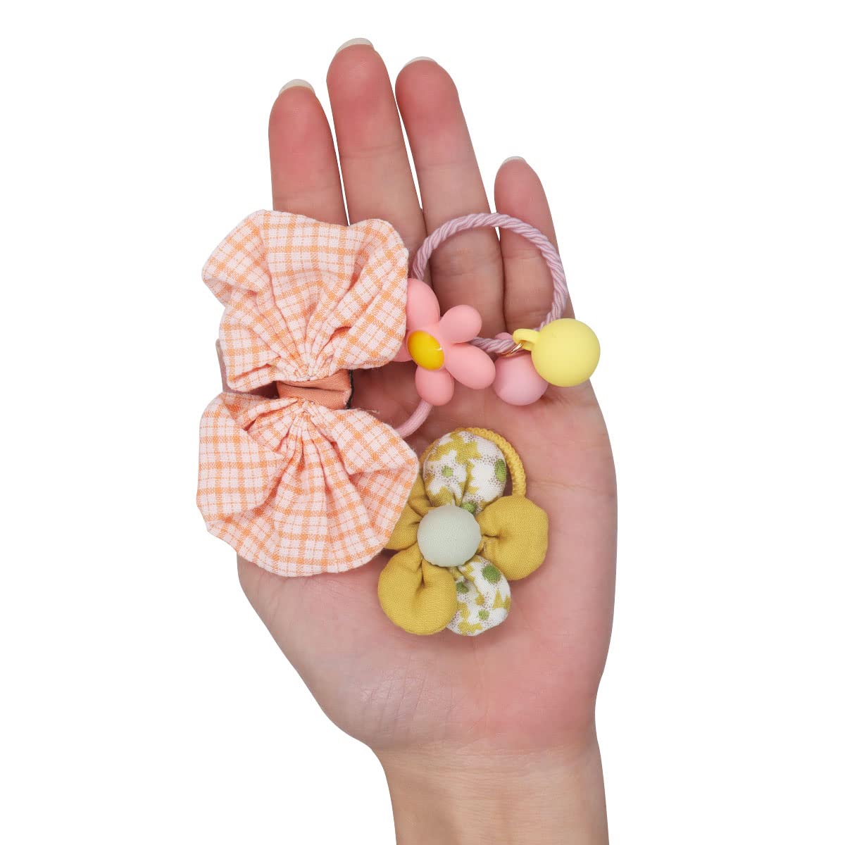 FZBNSRKO kids hair accessory—colorful elastic ties for toddlers