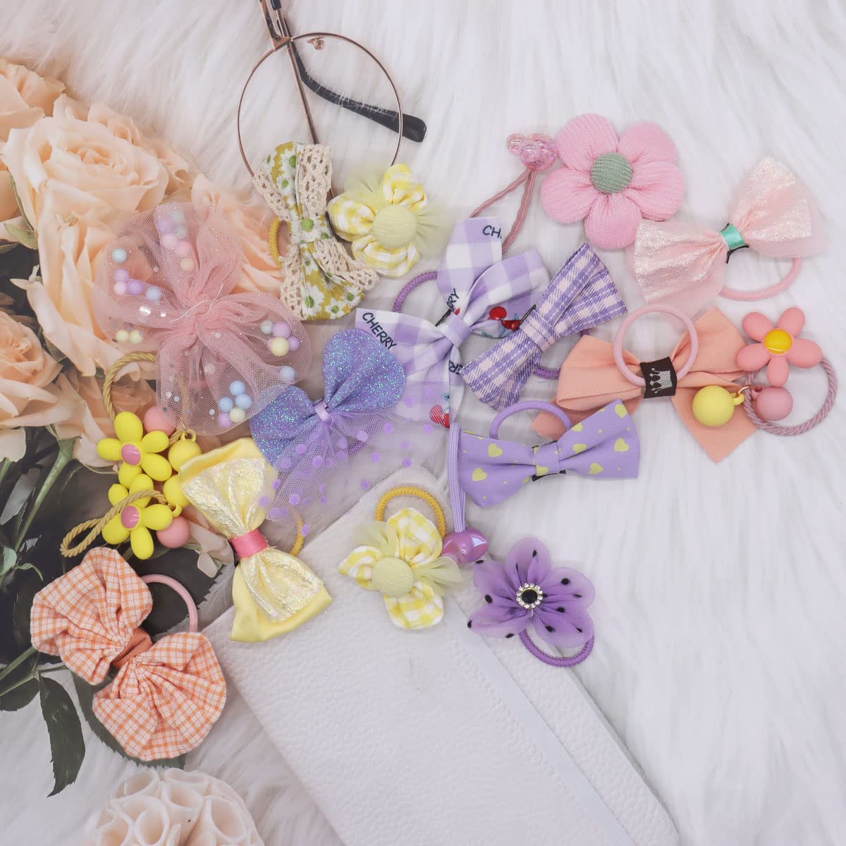 FZBNSRKO pearl flower lace hair tie—delicate embellishment for festive hairstyles