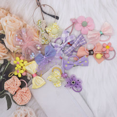 FZBNSRKO pearl flower lace hair tie—delicate embellishment for festive hairstyles