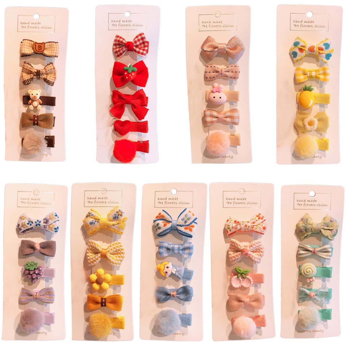 FZBNSRKO rainbow baby hair clip adds cheerful daily style.