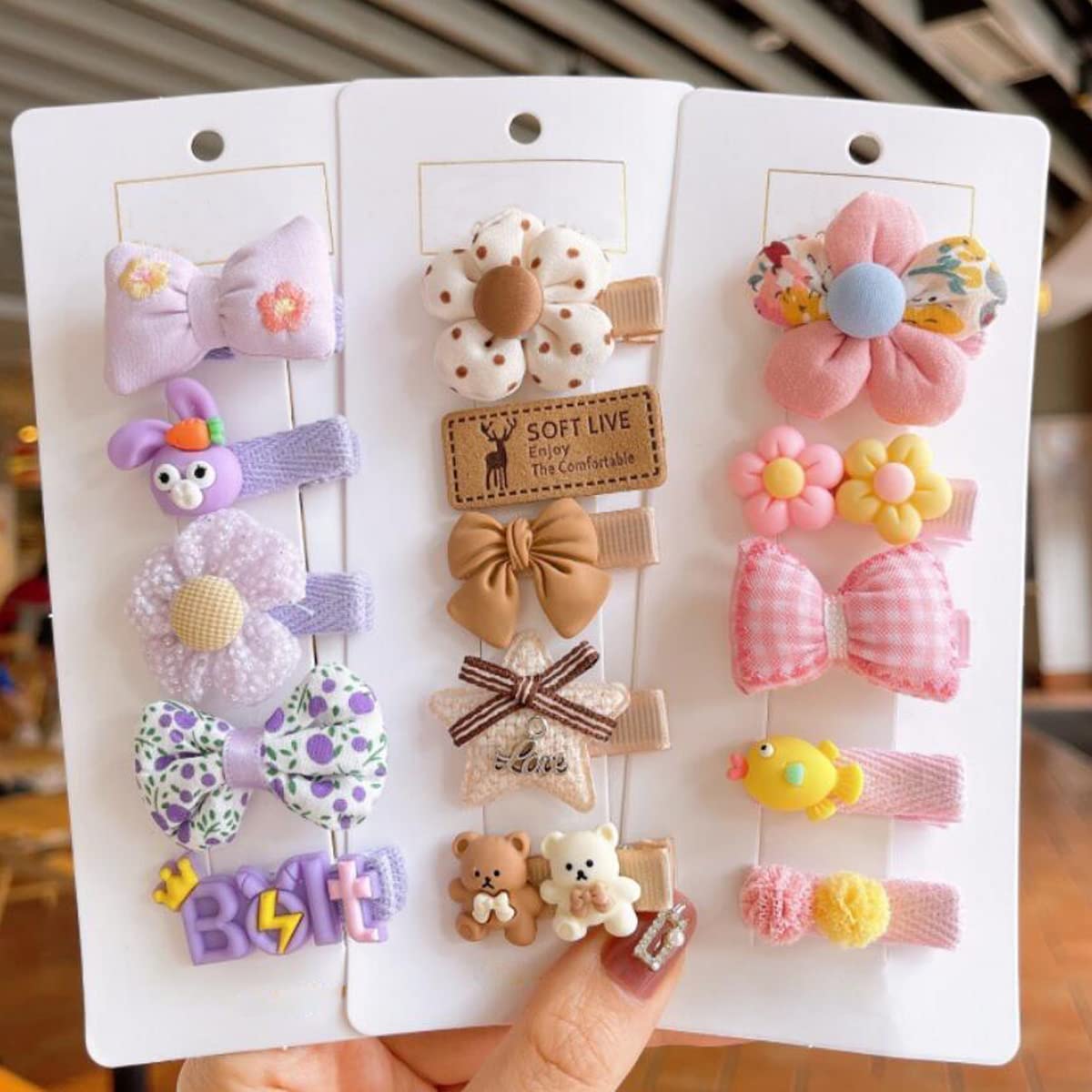 FZBNSRKO toddler hair accessory gift set ideal for parties and gifts.