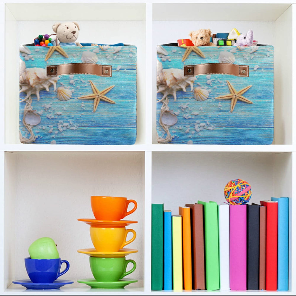 FZDXZJJ coastal home-decor storage bin adds style to living areas.