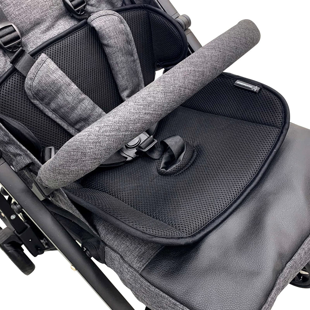 Waterproof edge/seam detail inside the car seat for secure fit