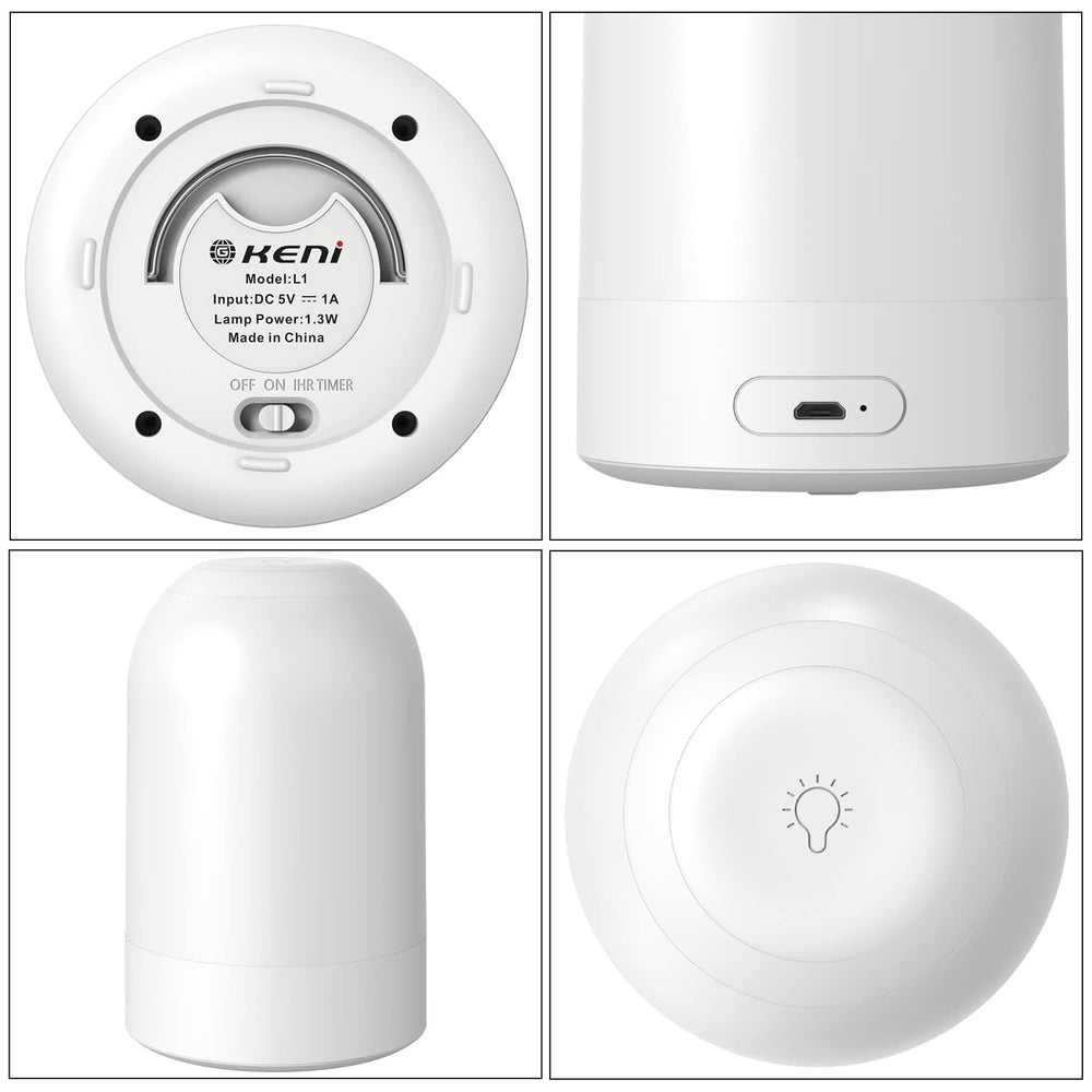 G Keni cordless battery powered night light for travel or outages