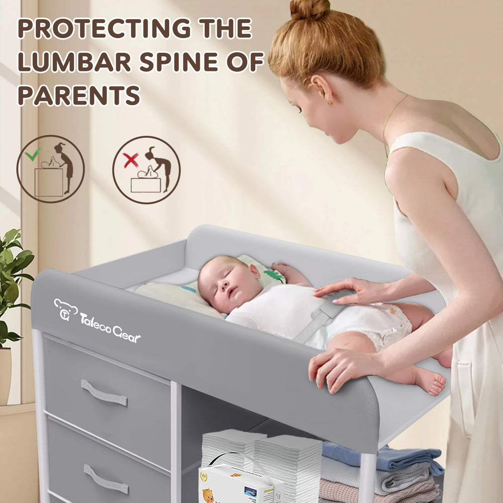 G TALECO GEAR rust-free steel frame ensures sturdy, durable nursery gear