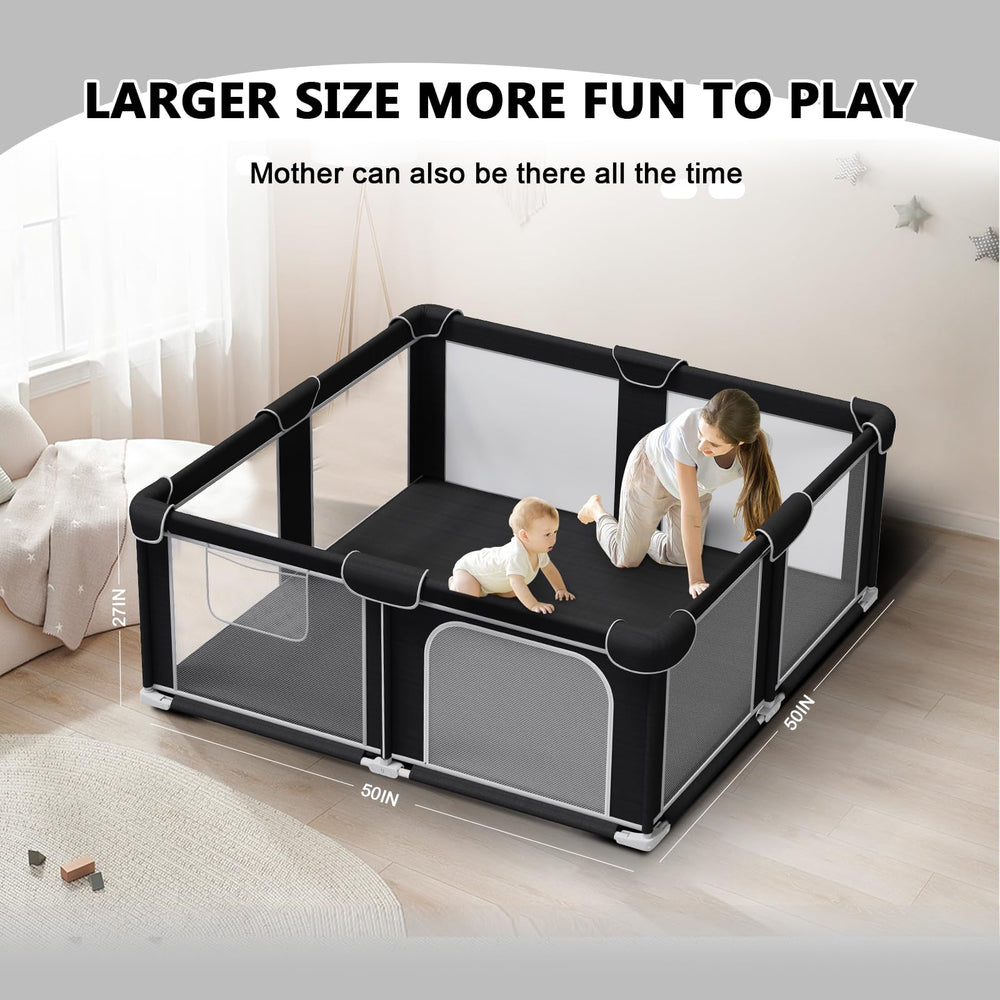 G TALECO GEAR foldable playpen in use setup supports safe exploration indoors or outdoors