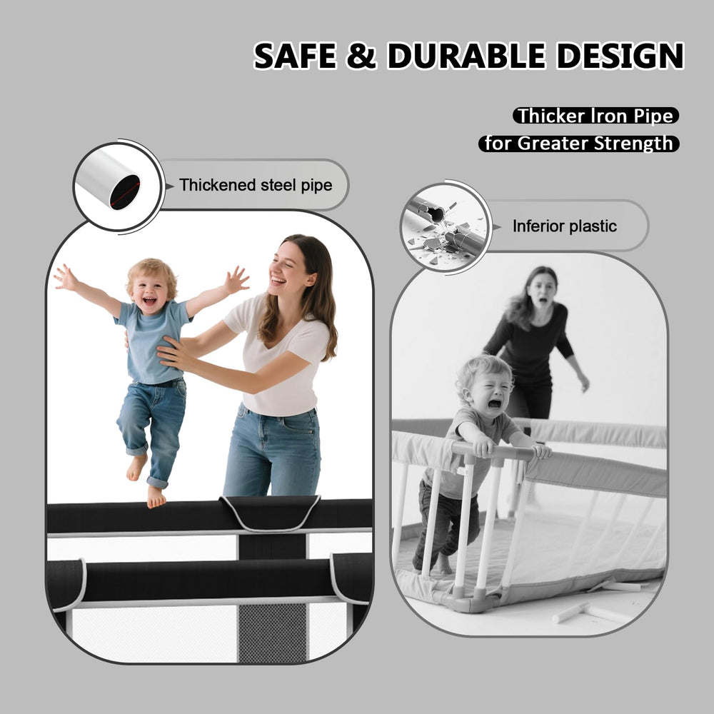 G TALECO GEAR foldable playpen zip closure highlights secure containment for curious kids