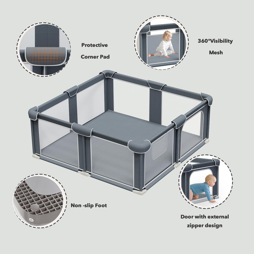 G TALECO GEAR mesh walls provide visibility and airflow for peace of mind