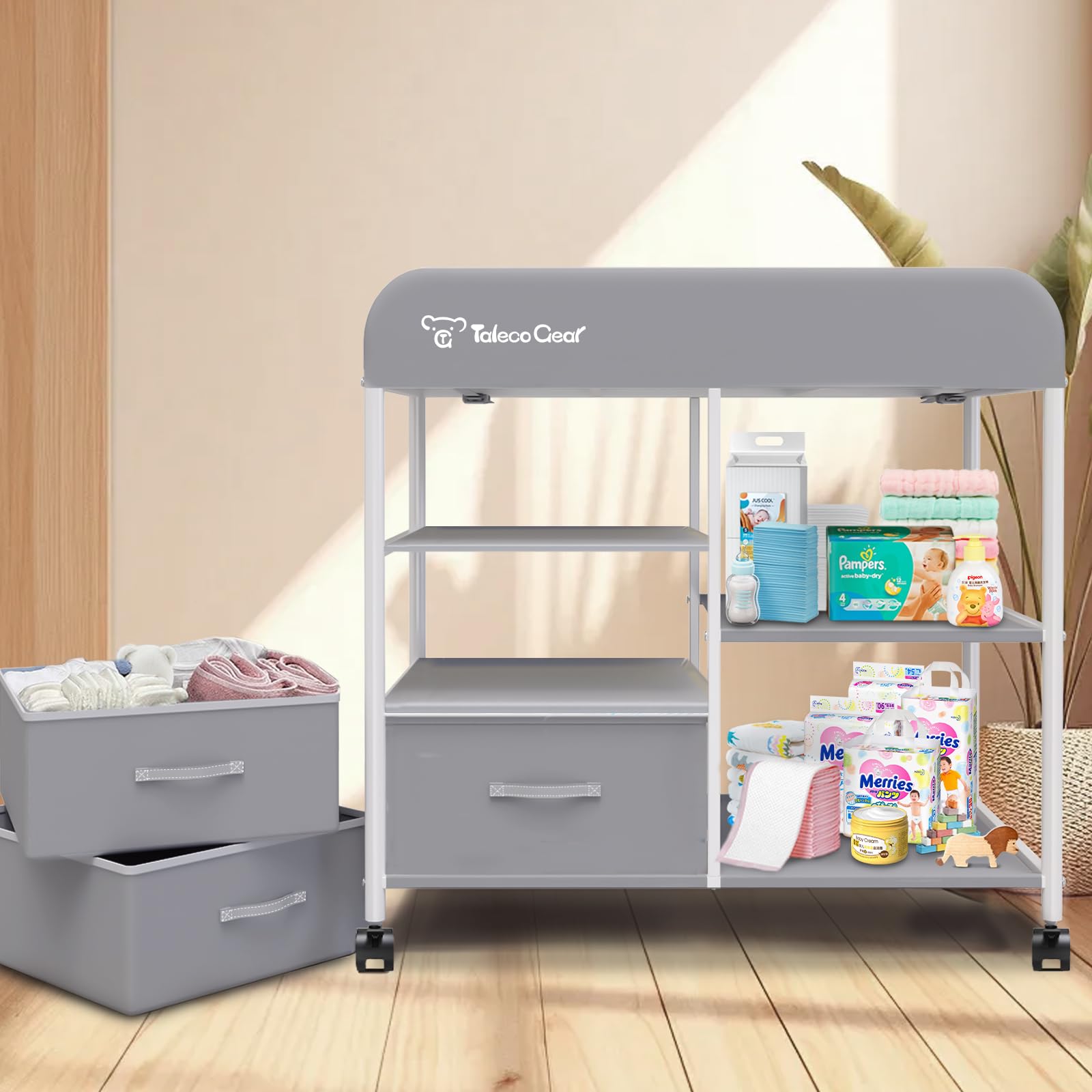 G TALECO GEAR versatile dresser doubles as future storage table