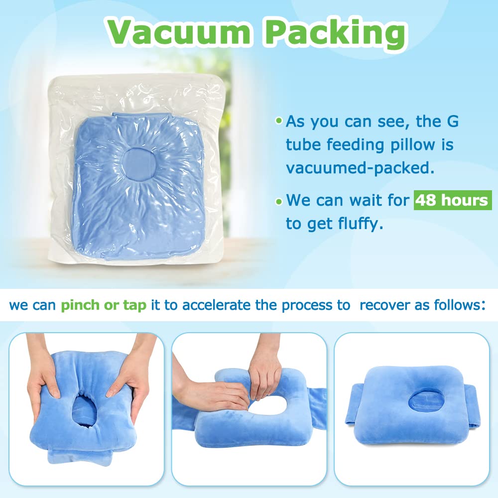 G Tube tummy time pillow easy-care fabrics simplify daily cleaning routines