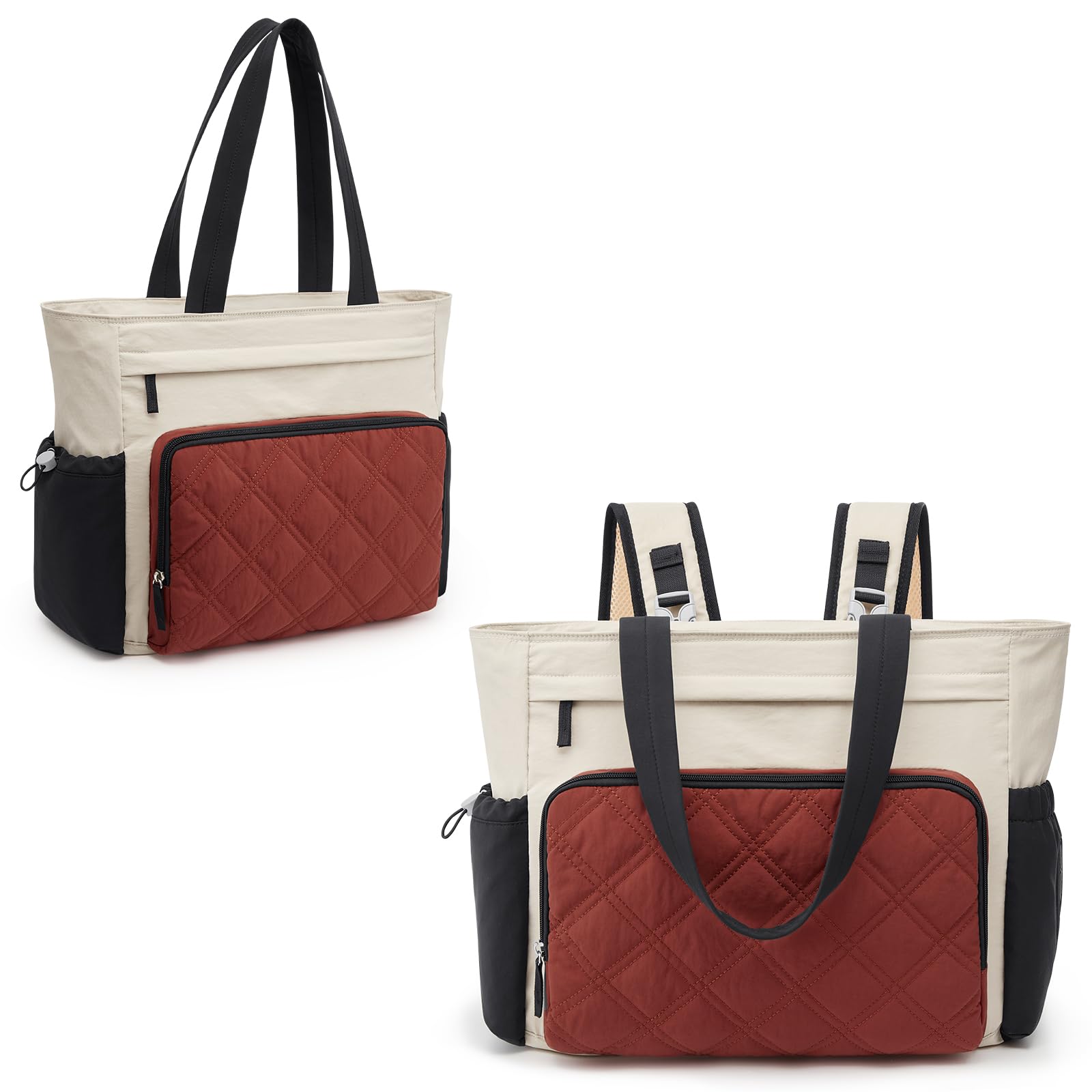 G4Free main interior keeps baby essentials and laptop neatly organized.