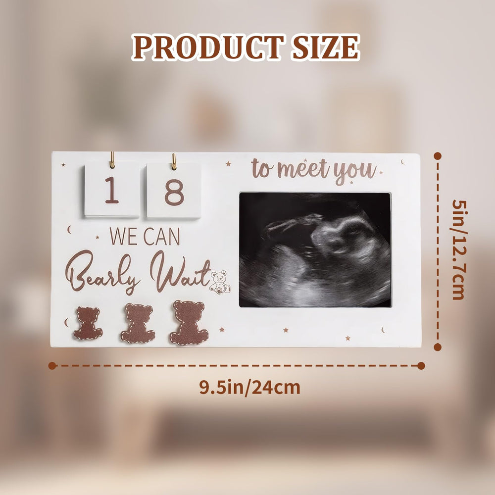 Gaahkai sonogram frame inside photo slot highlights a precious ultrasound moment.
