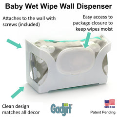 Gadjit one-handed dispensing supports quick cleanup during meals