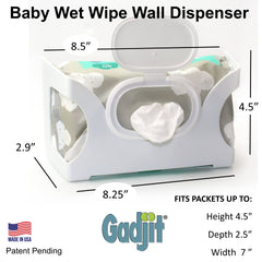 Gadjit wall mount with hardware included for secure installation
