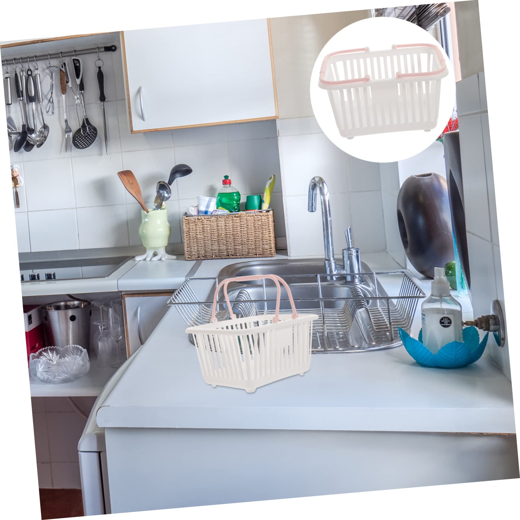 Gadpiparty compact storage bin stores small items on shelves efficiently