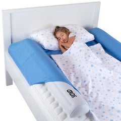 Gads inflatable bed rail with double air valve for quick setup and protection