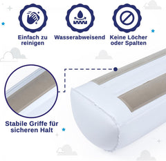 Gads premium material bed rail is water-resistant and easy to clean