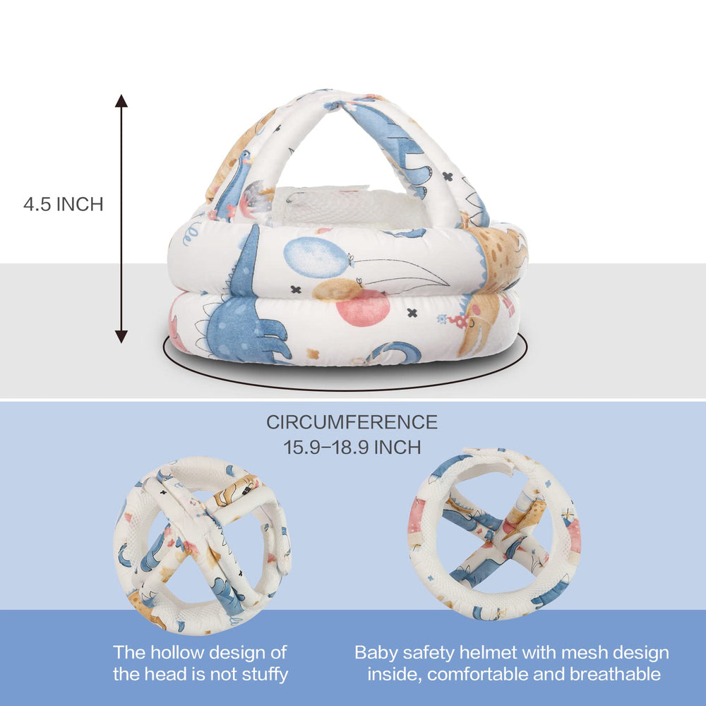 GAGAGIGO baby helmet inner cushion padding provides soft comfort during play.