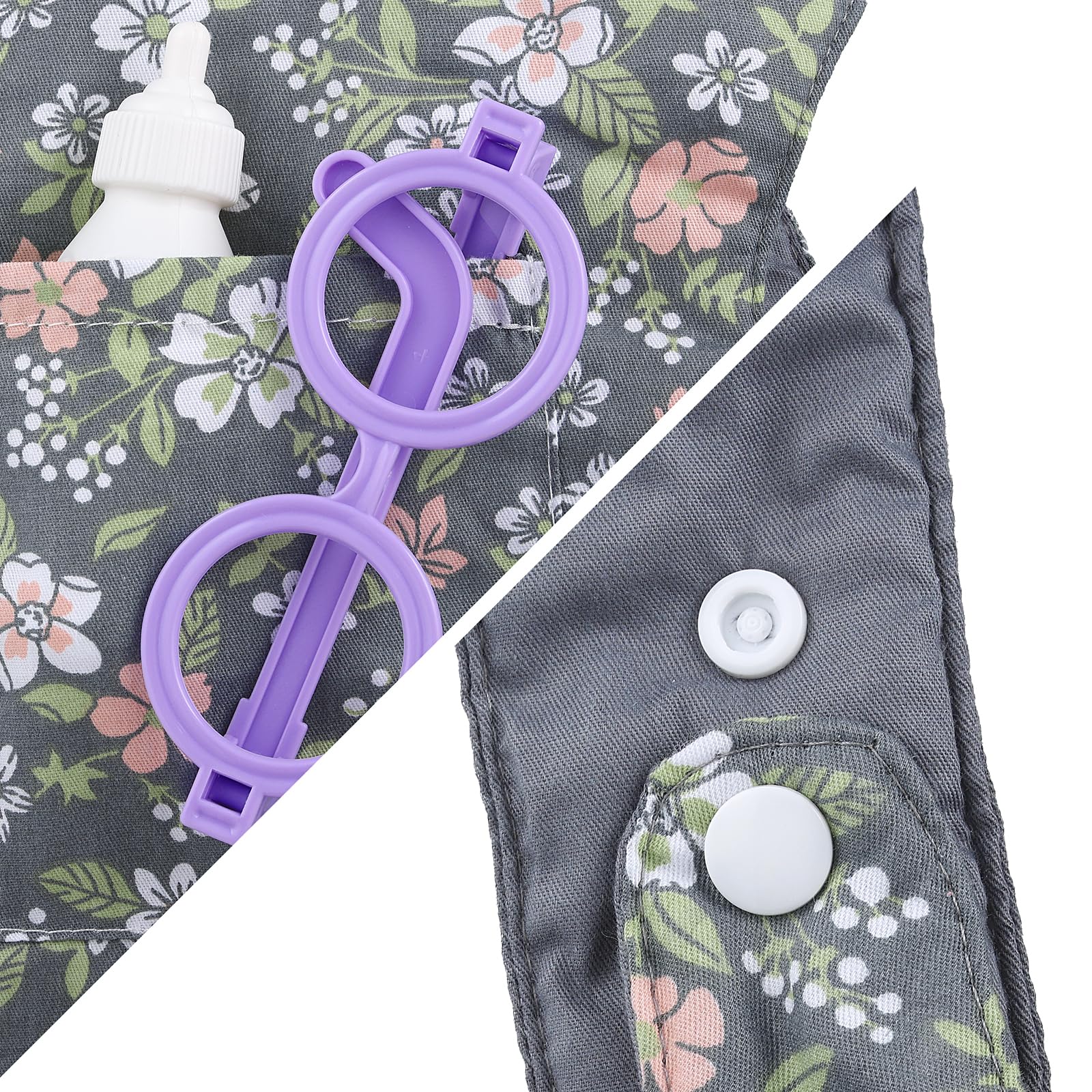 GAGAKU doll carrier gray leaf 100 percent cotton for soft comfort