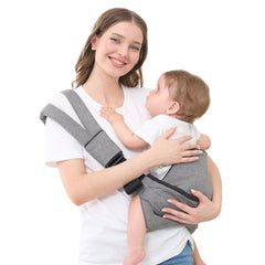 GAGAKU toddler carrier adjustable padded seat grey for secure everyday wear
