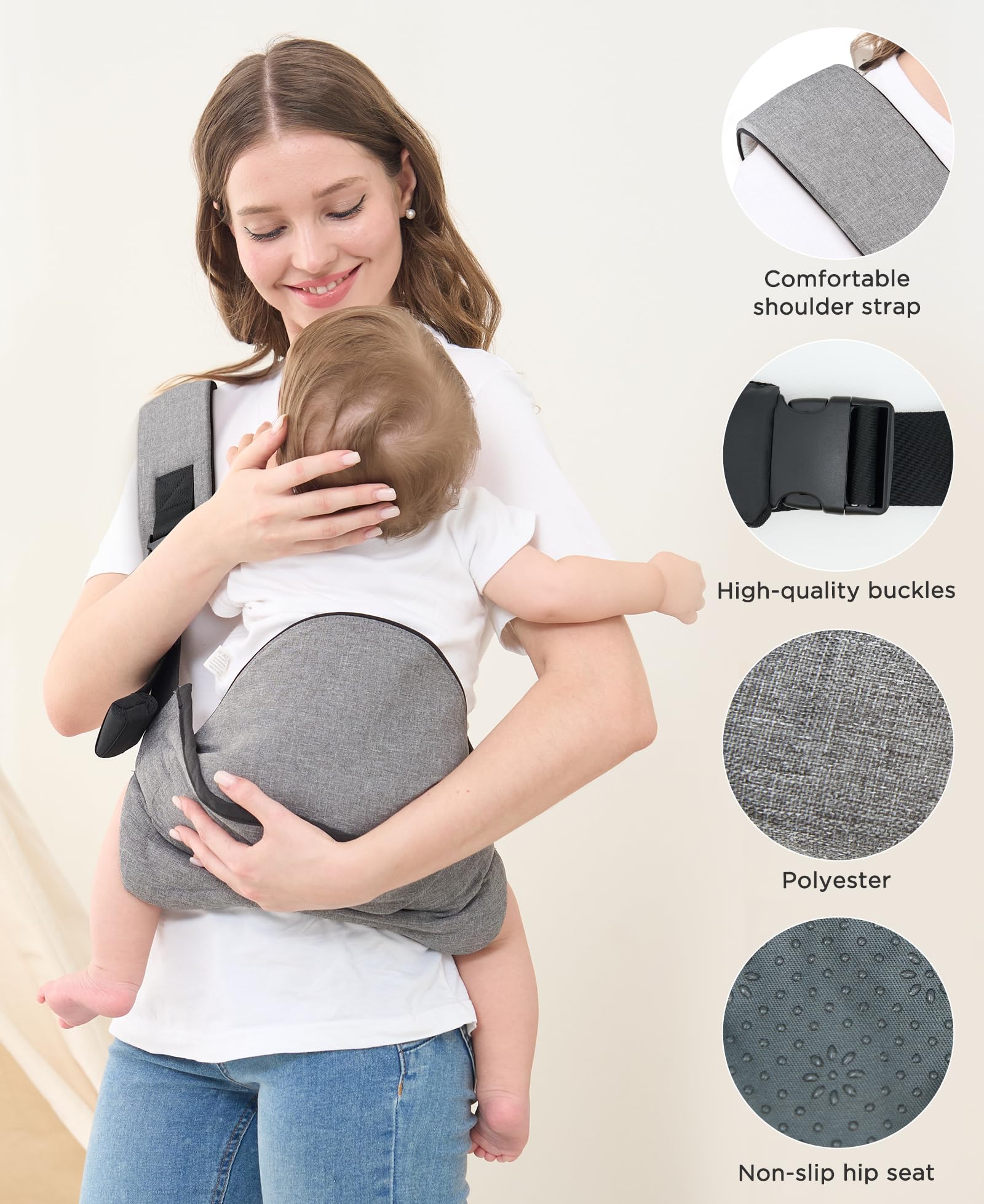 GAGAKU toddler carrier three-step operation for quick setup