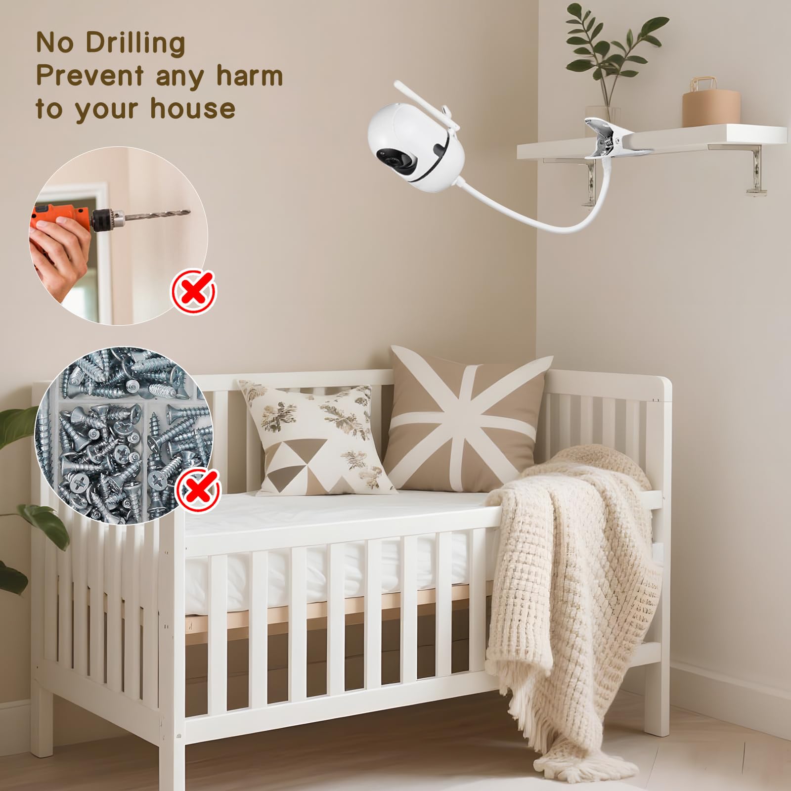 GAHOGA easy-install-no-tools design enables quick tool-free setup