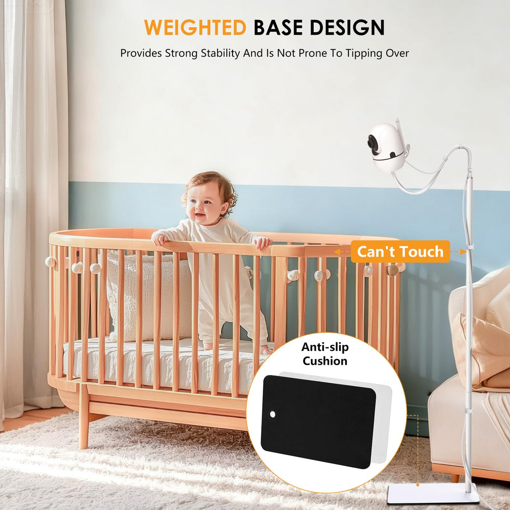 GAHOGA baby-monitor-floor-stand universal-compat fits HelloBaby, Nanit Pro, and more