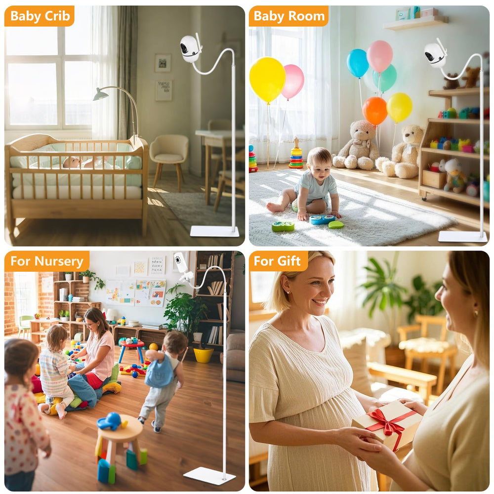 GAHOGA baby-monitor-floor-stand weighted-base sturdy stability near the crib