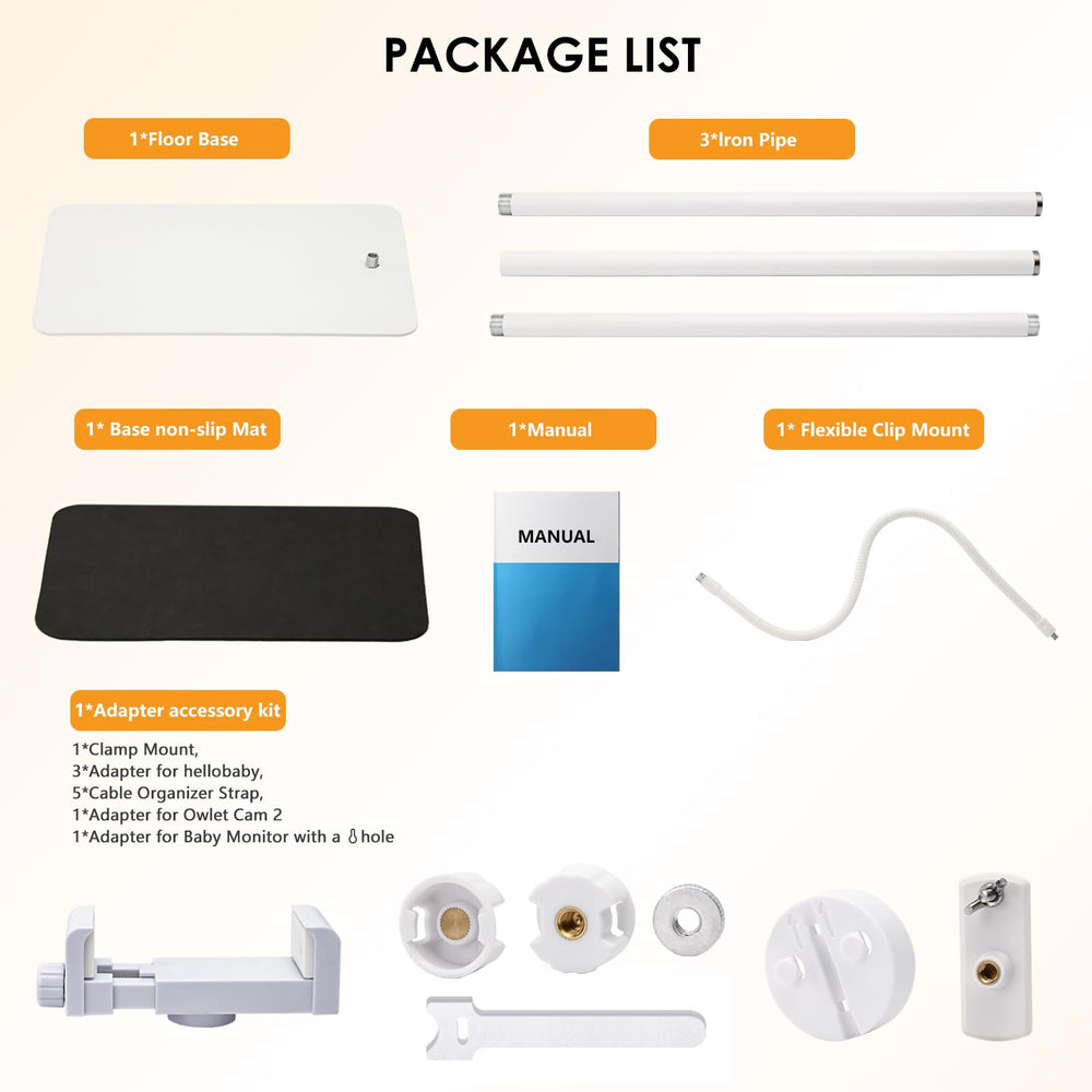GAHOGA baby-monitor-floor-stand wire-safety keeps cords away from baby's reach