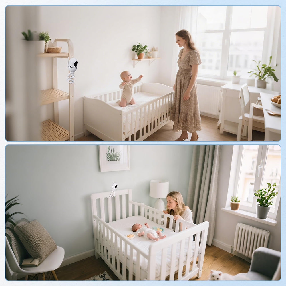 GAHOGA upgraded baby monitor mount 1-4-screw view confirms standard mounting compatibility