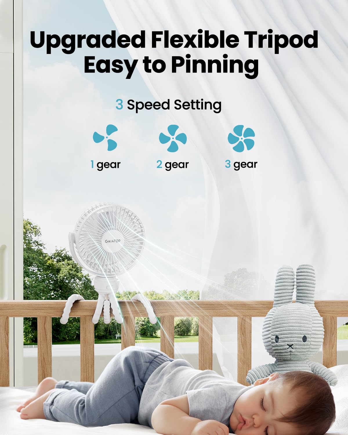 Gaiatop mini detachable charging head enables easy recharging on the go