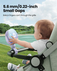 Gaiatop mini fan with 5.5mm gaps keeps fingers safe