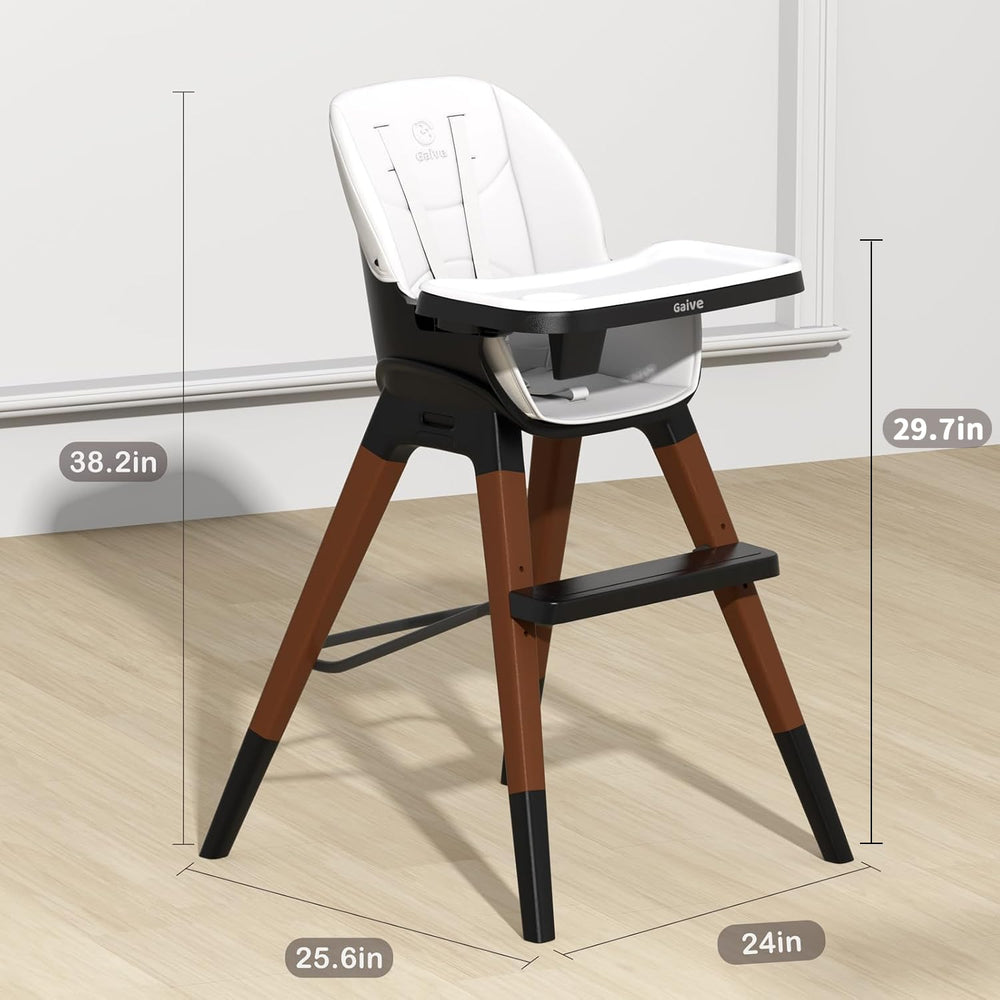 GAIVE convertible-high-chair-booster-learning-table adapts for growing children.