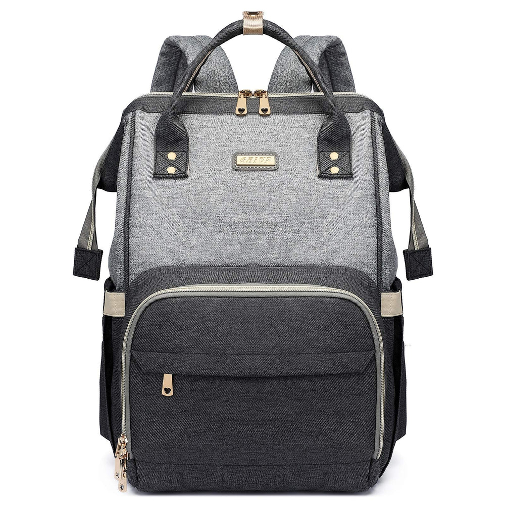 GAIVP Diaper Bag Backpack front view shows spacious storage and versatile style