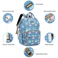 GAIVP diaper bag backpack waterproof-fabric withstands rain and spills.