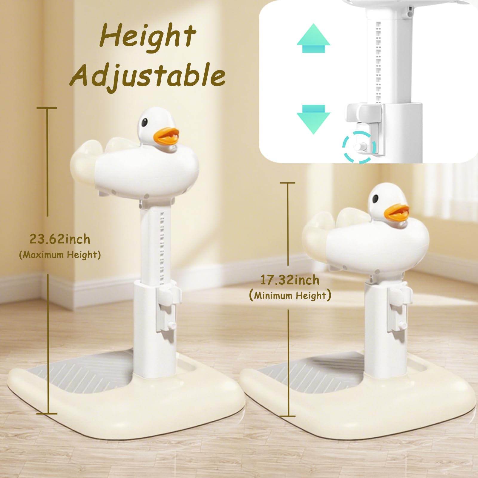 Gakfawd foldable bath stand saves space and travels easily for families.