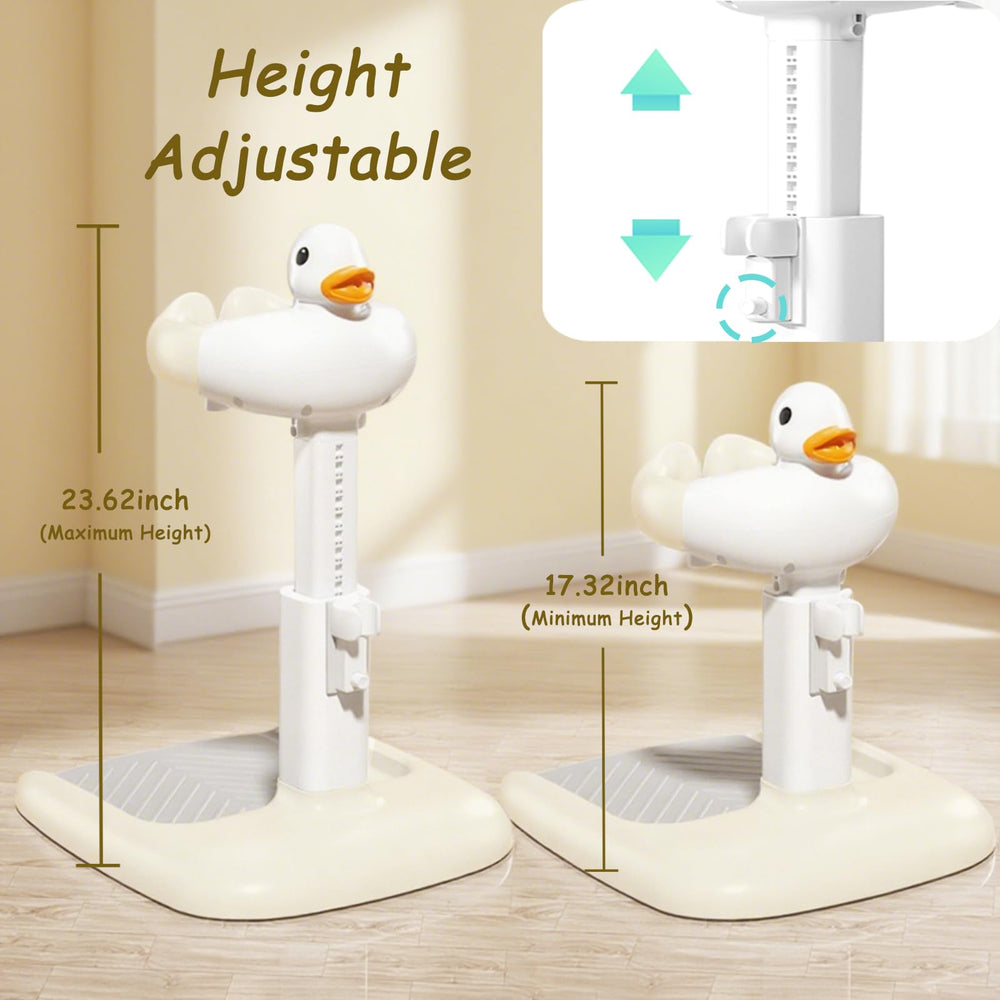Gakfawd foldable bath stand saves space and travels easily for families.